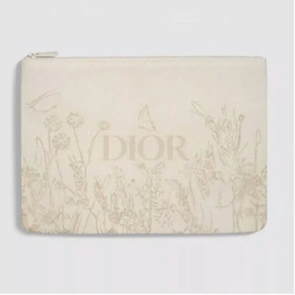 Dior Handbags - NIB Dior Floral-Embossed Large Cosmetic Mother’s Day Pouch